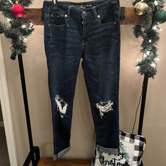 American Eagle Tom girl capris sz 0 - Picture 1 of 2